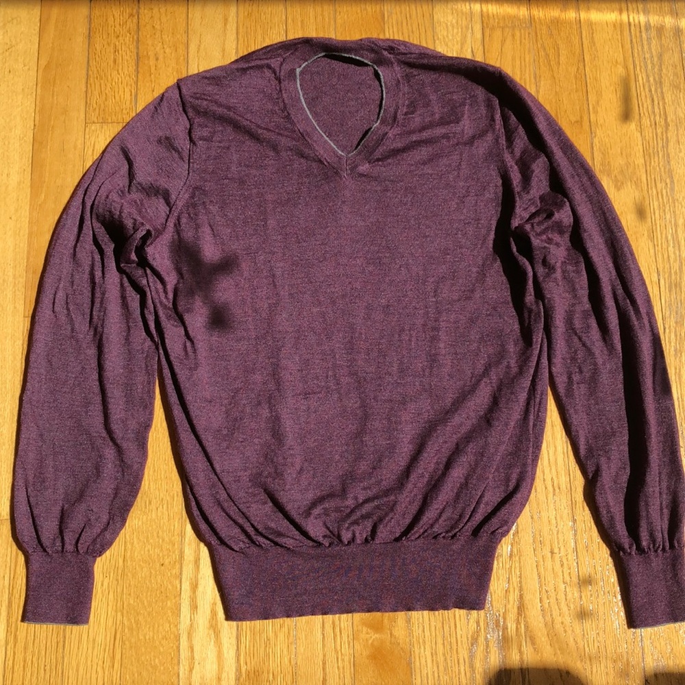 Brunello Cucinelli Cashmere-Silk V-neck Sweater